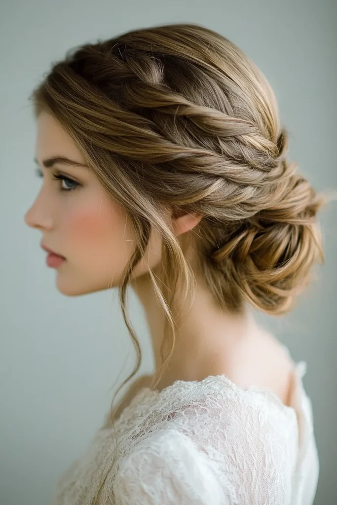 French Braid Updo