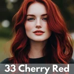 cherry red hair