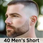 men's short haircut